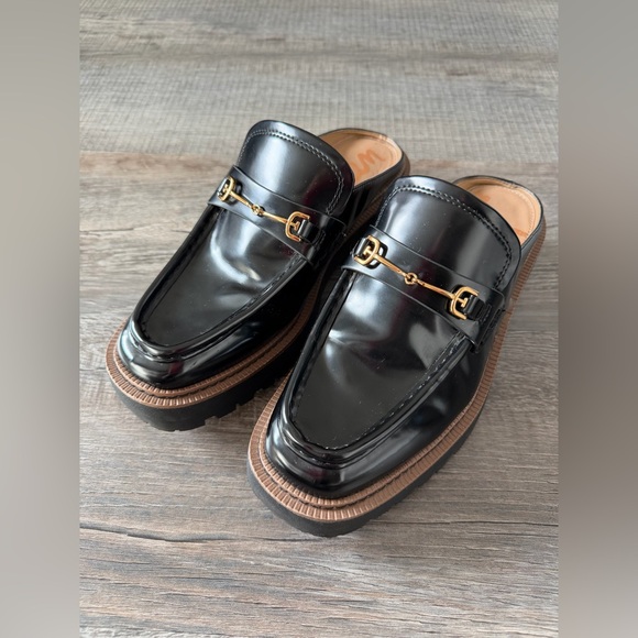 Sam Edelman Lennon Loafer Mule 8 Black Slip On Office Y2K - Picture 3 of 8